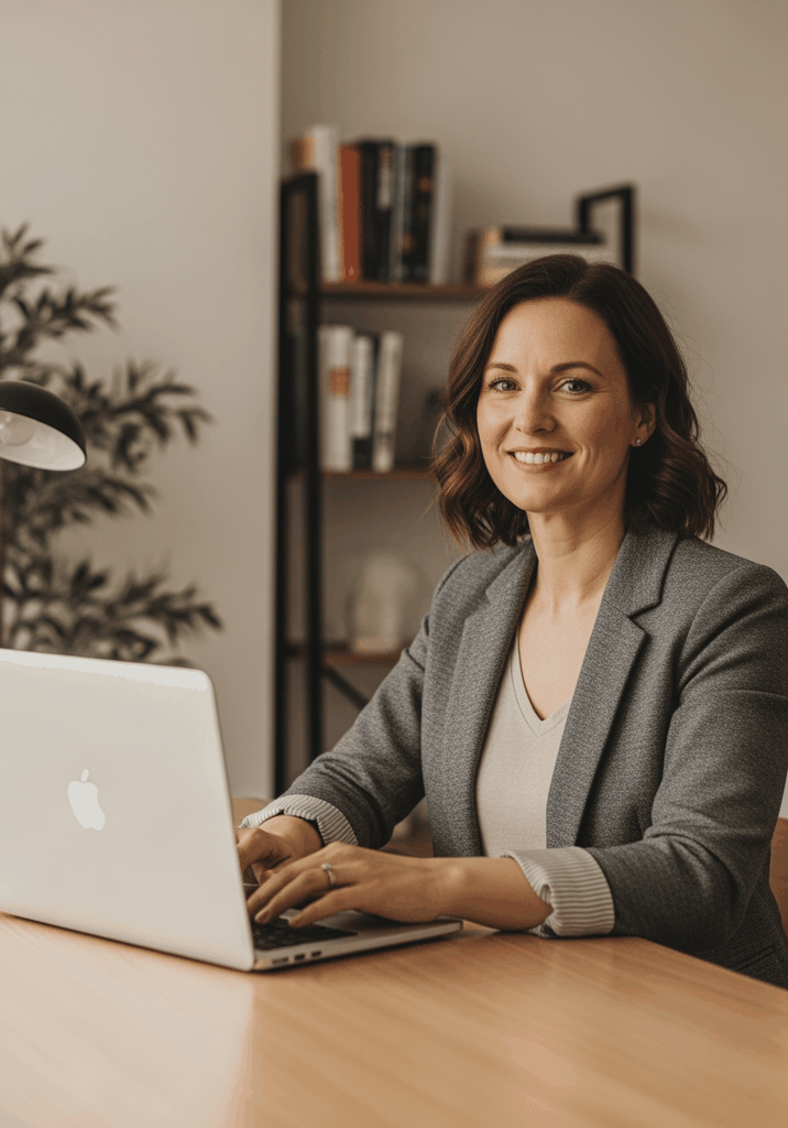 Clinician on a telehealth visit