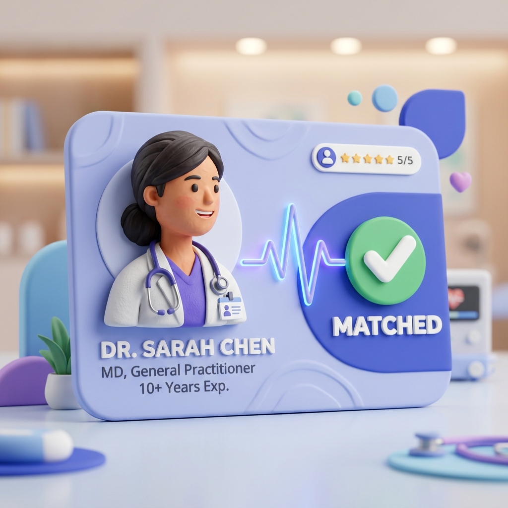 Match with a clinician